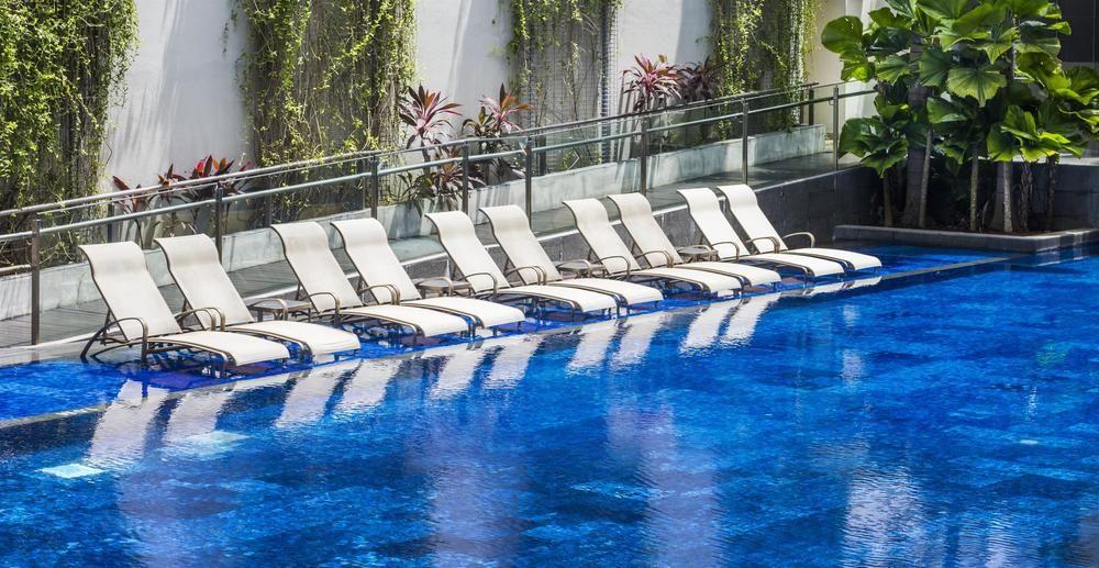 Oasia Resort Sentosa By Far East Hospitality Singapore Exterior photo The pool at the hotel
